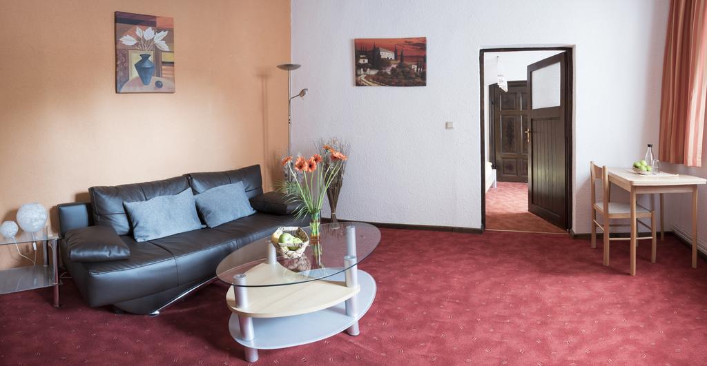 Alte Druckerei Hotell Quedlinburg Eksteriør bilde